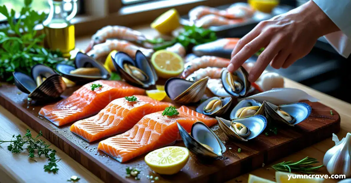 the first step how to choose the best seafood