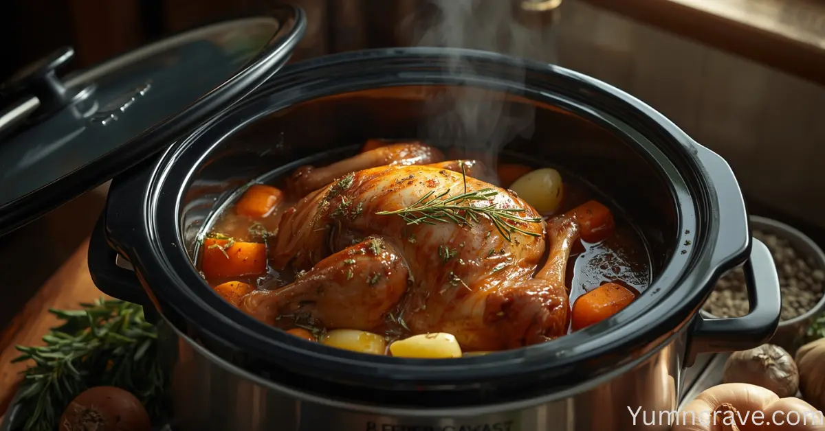 . BBQ‑Style Crock Pot Goose